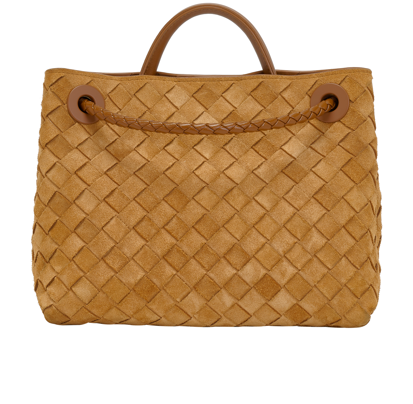 Small Andiamo, &pound;2,600, Handbags, Brown, Suede, Back view